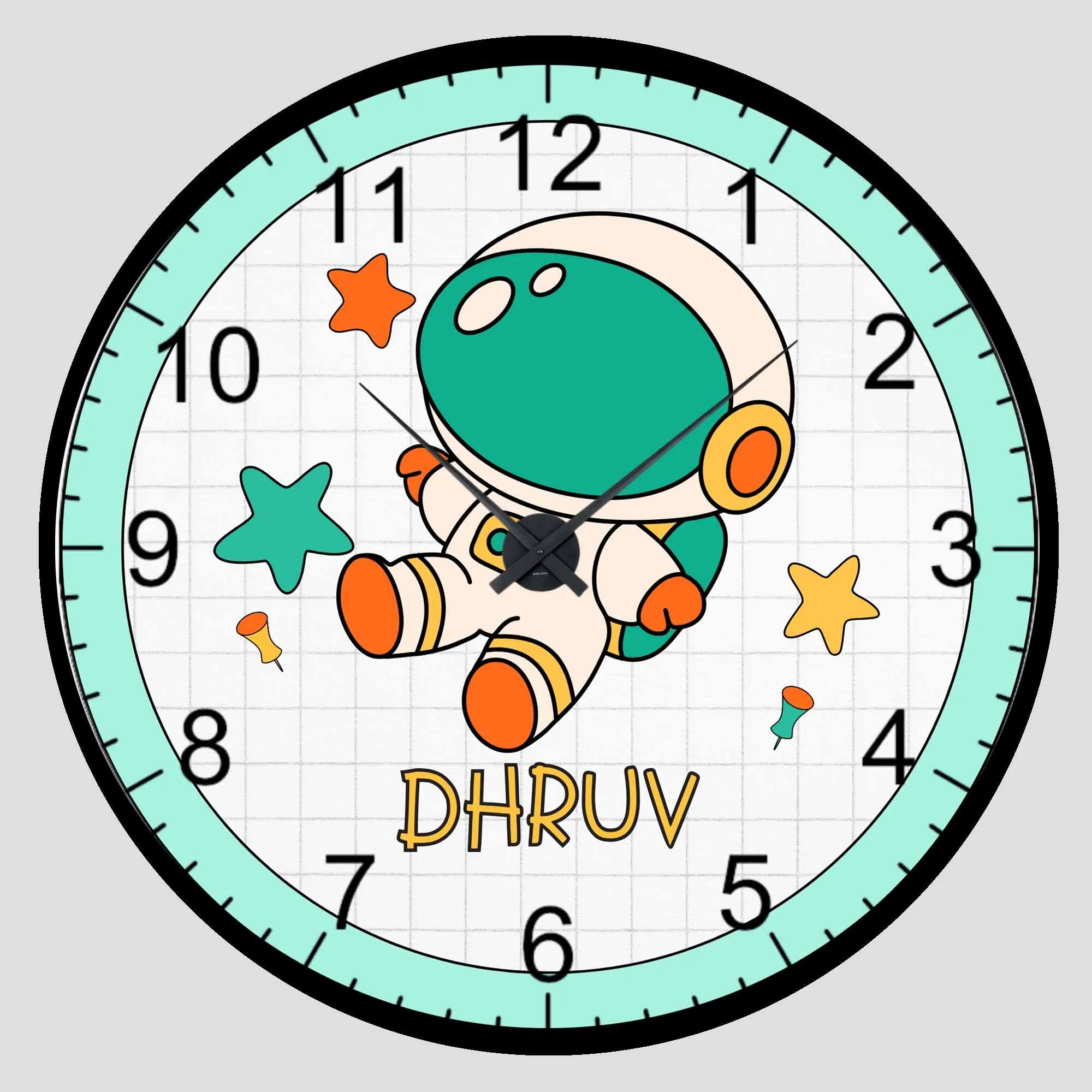Personalised Wall Clock - Explorer Time