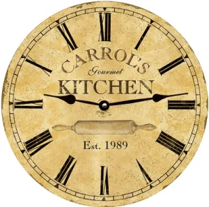 Personalized Kitchen Clock