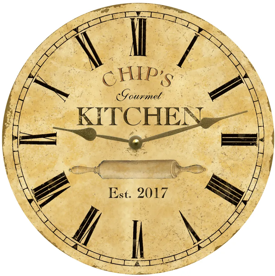 Personalized Kitchen Clock