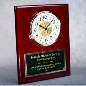 Piano Rosewood Clock Plaque