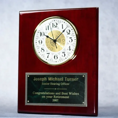 Piano Rosewood Clock Plaque