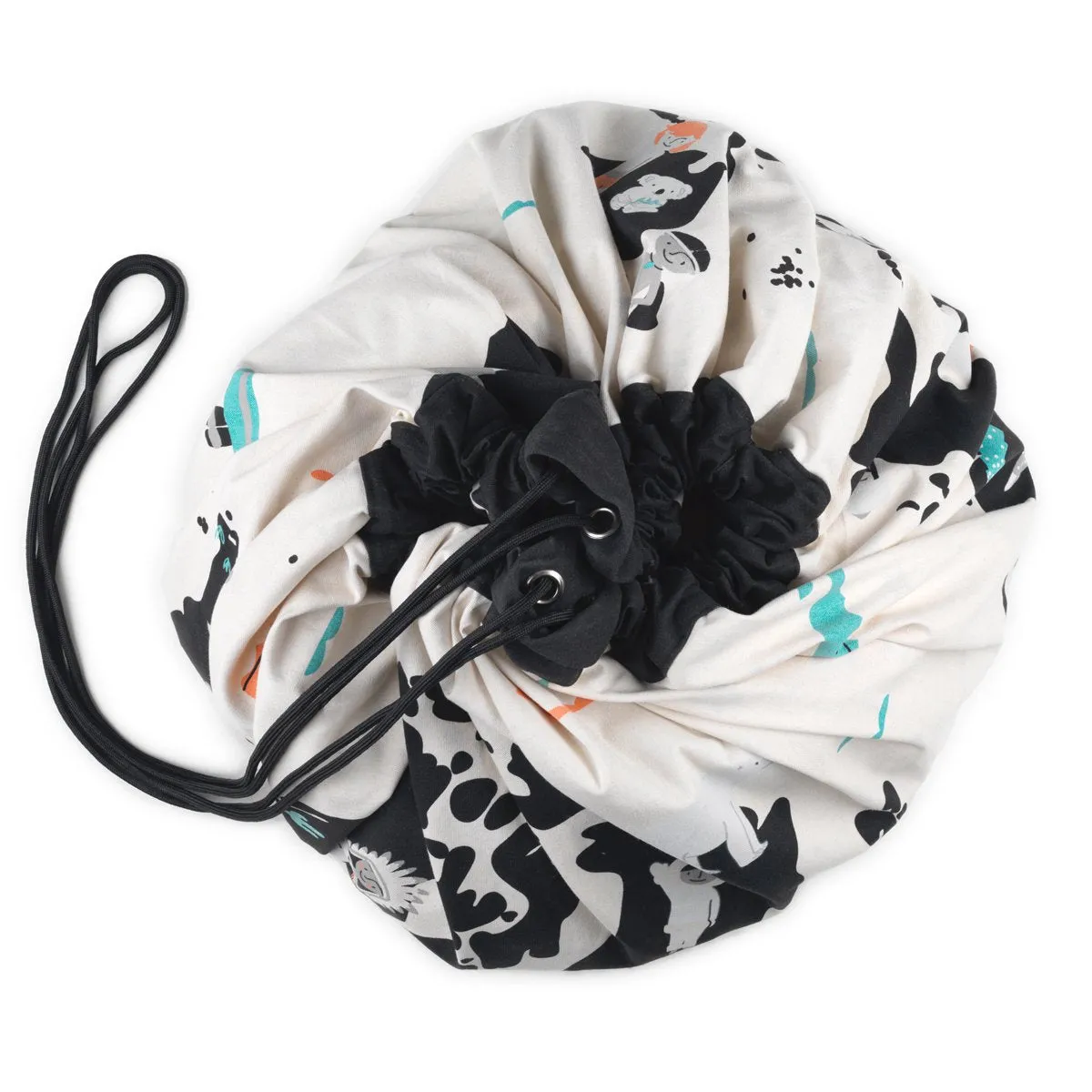 Play&Go Toy Storage Bag - World Map - Double Print - Ø140cm