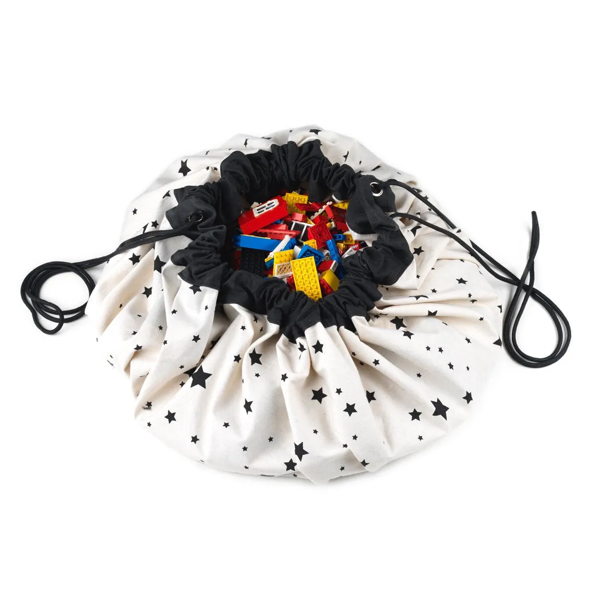 Play&Go Toy Storage Bag - World Map - Double Print - Ø140cm