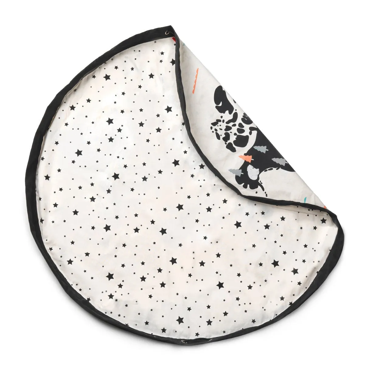 Play&Go Toy Storage Bag - World Map - Double Print - Ø140cm
