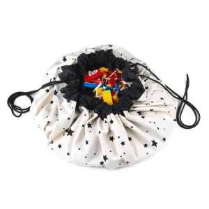 Play&Go Toy Storage Bag - World Map - Double Print - Ø140cm