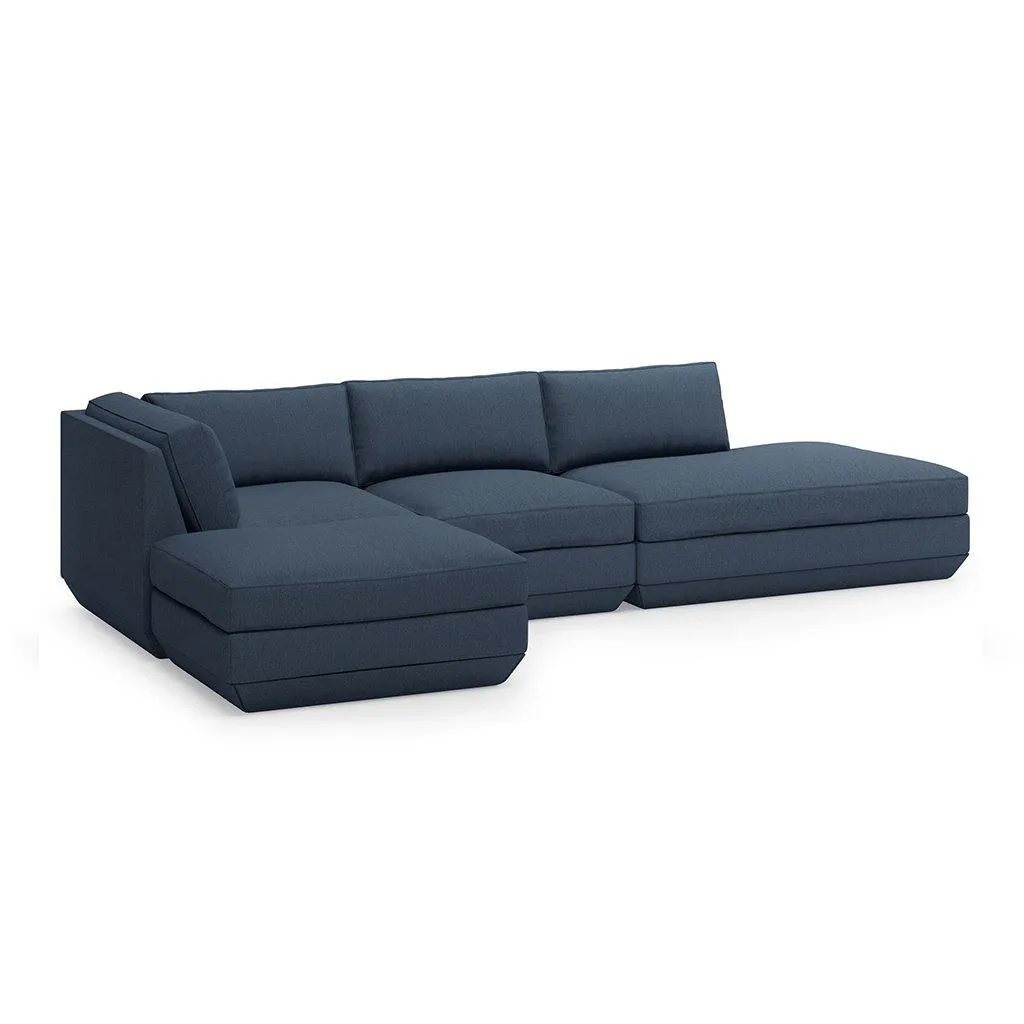 Podium 4 Piece Modular Lounge Sectional B
