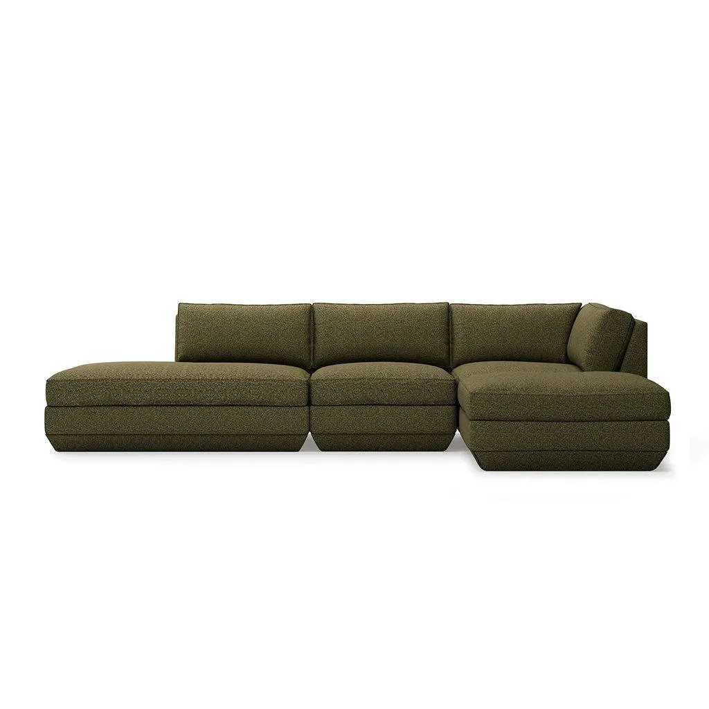 Podium 4 Piece Modular Lounge Sectional B