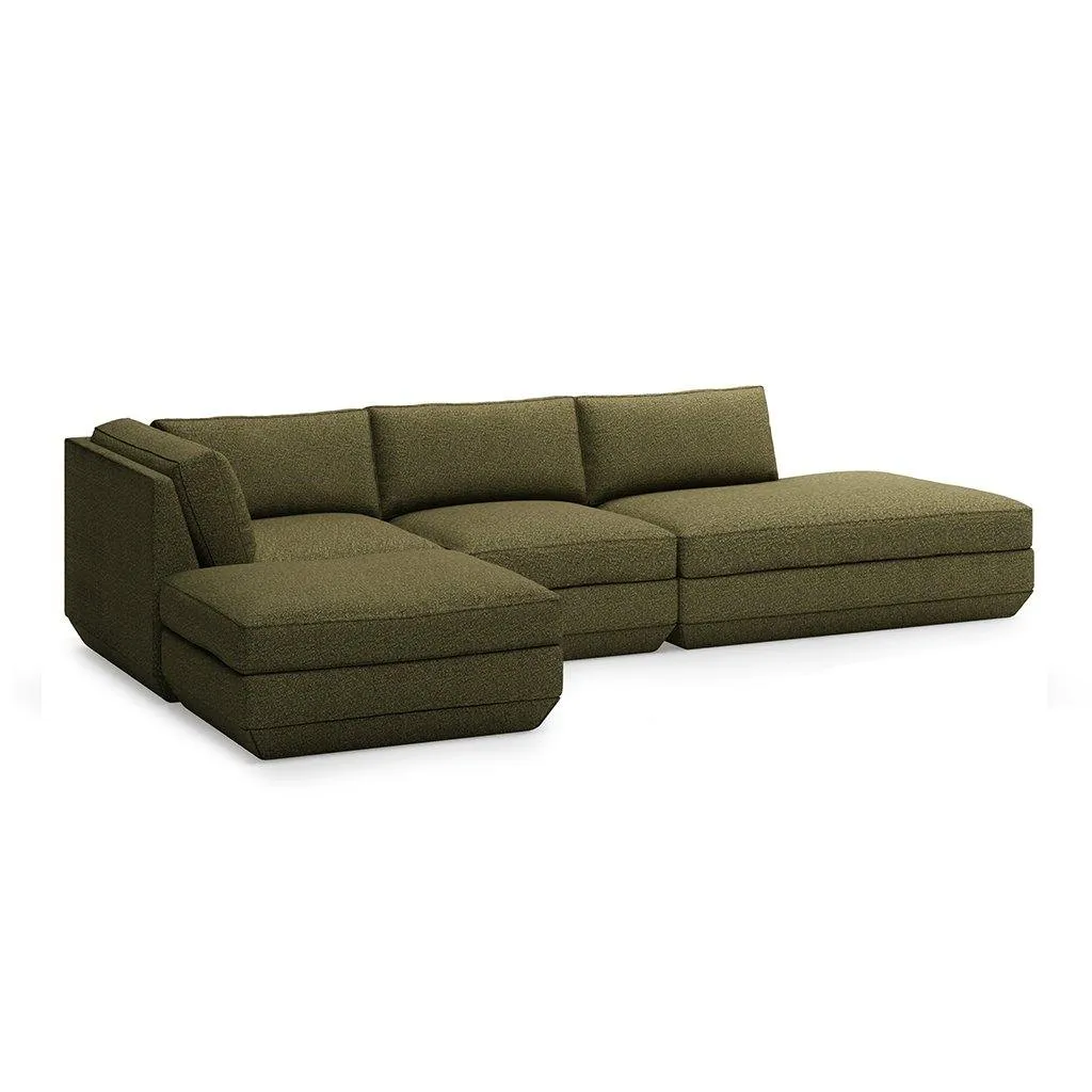 Podium 4 Piece Modular Lounge Sectional B