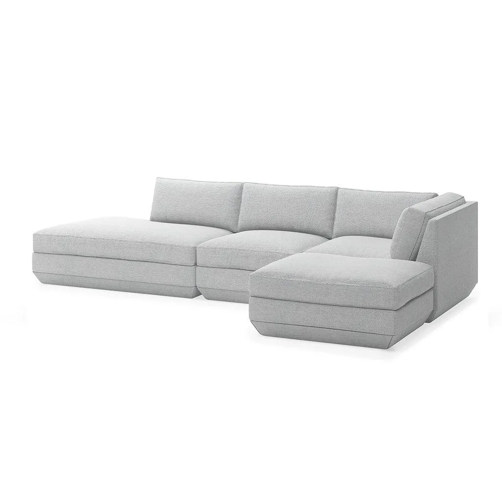 Podium 4 Piece Modular Lounge Sectional B