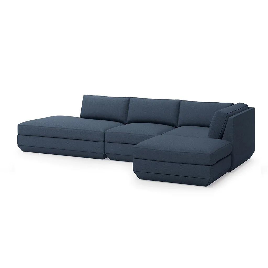 Podium 4 Piece Modular Lounge Sectional B