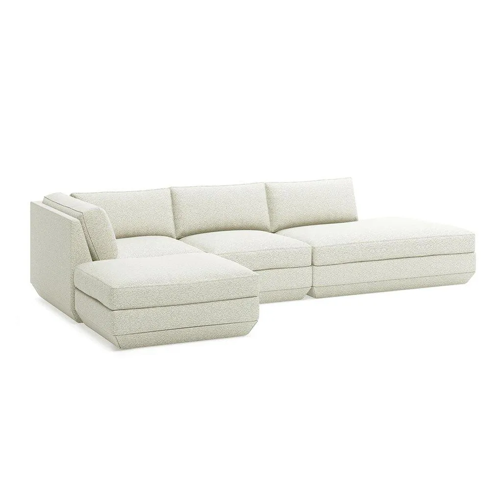 Podium 4 Piece Modular Lounge Sectional B