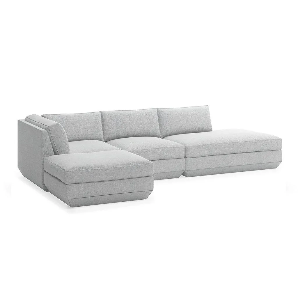 Podium 4 Piece Modular Lounge Sectional B