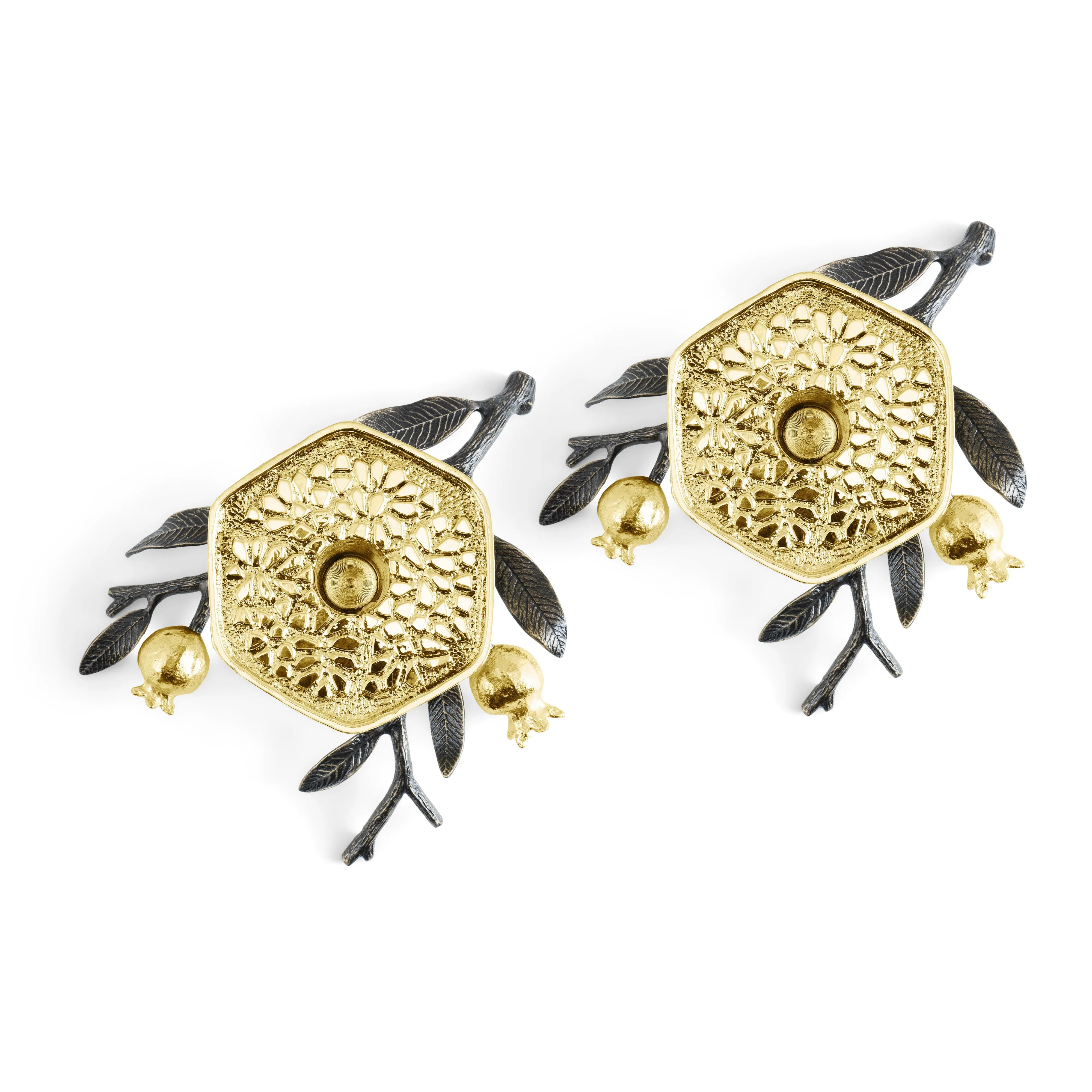 Pomegranate Candleholders