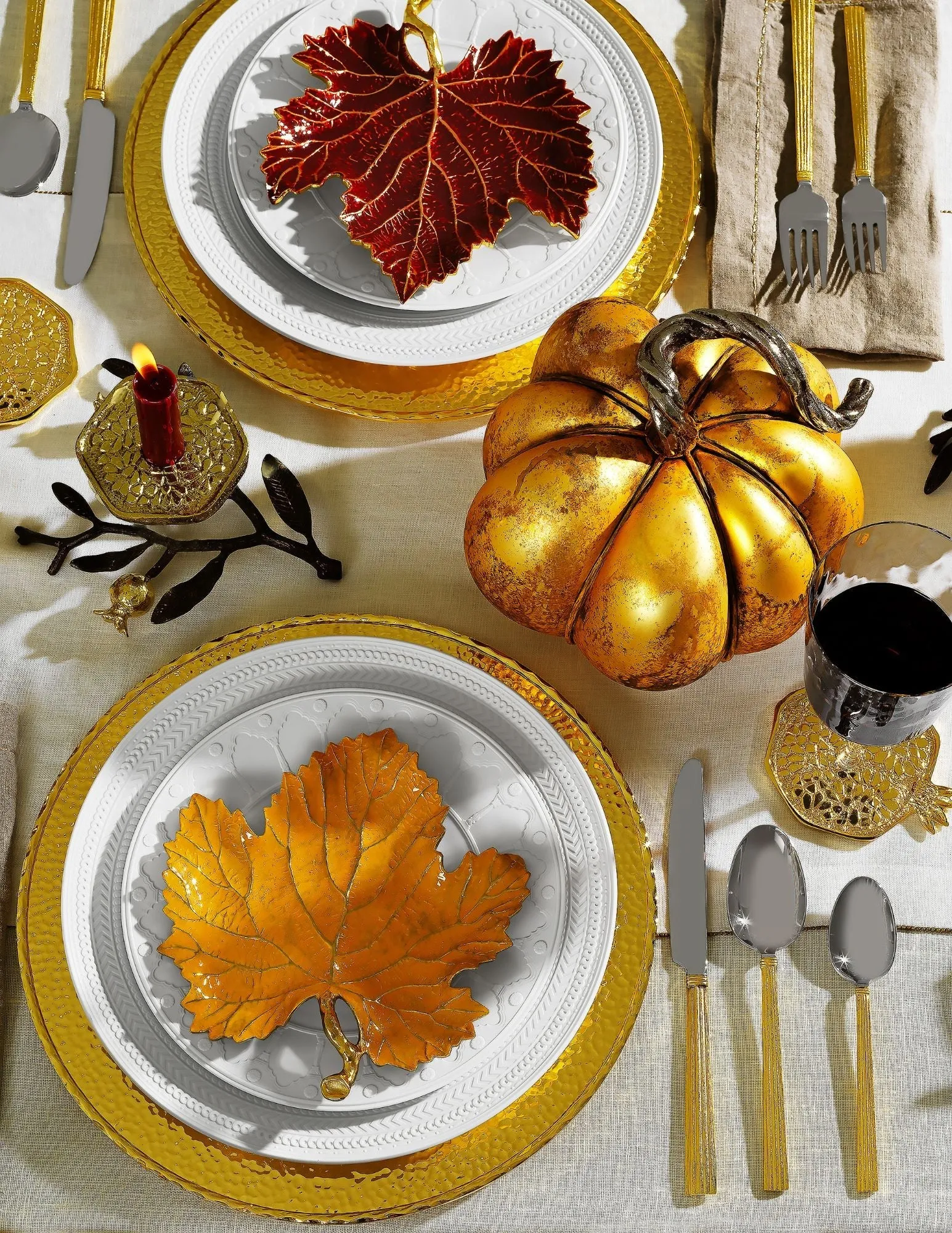 Pomegranate Candleholders