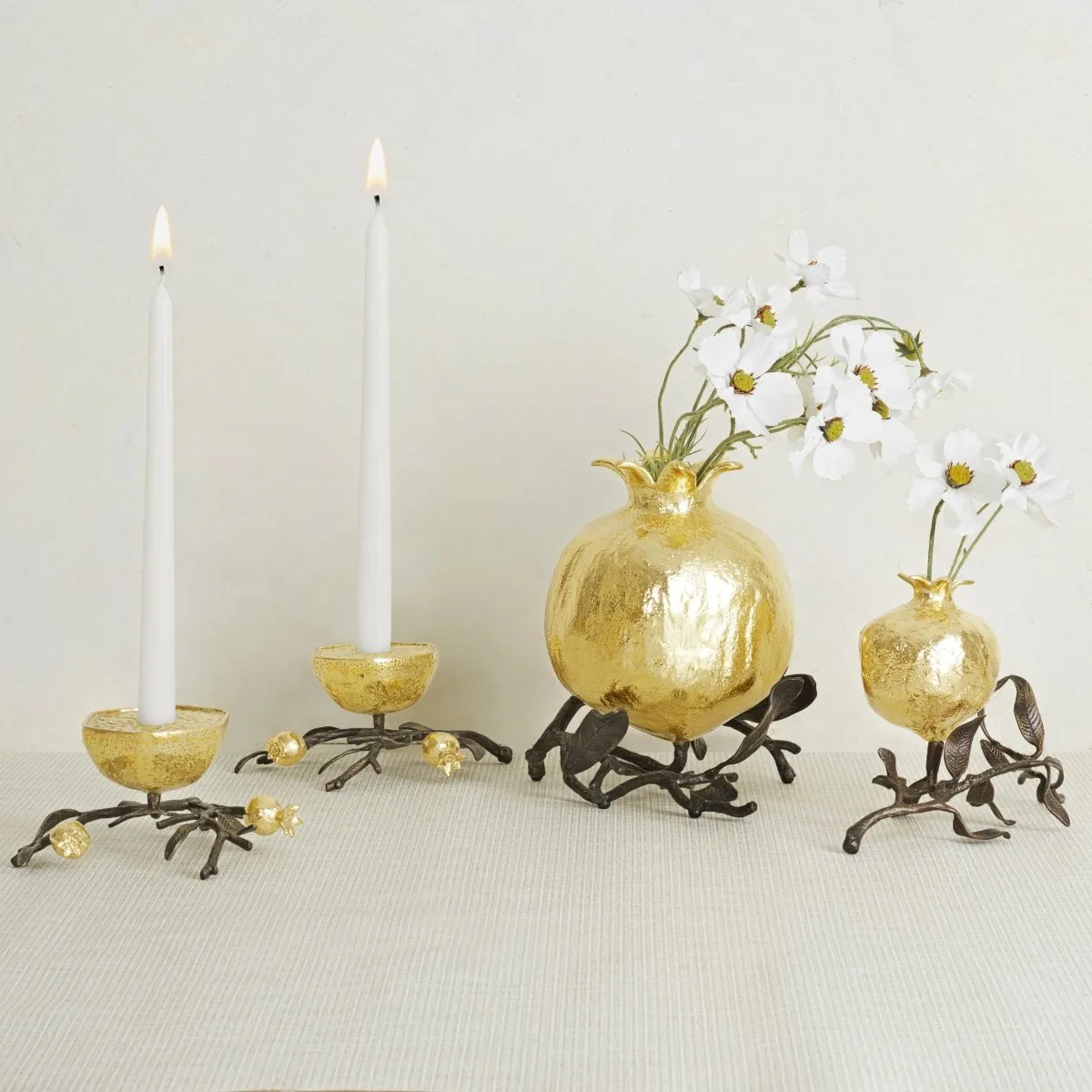 Pomegranate Candleholders