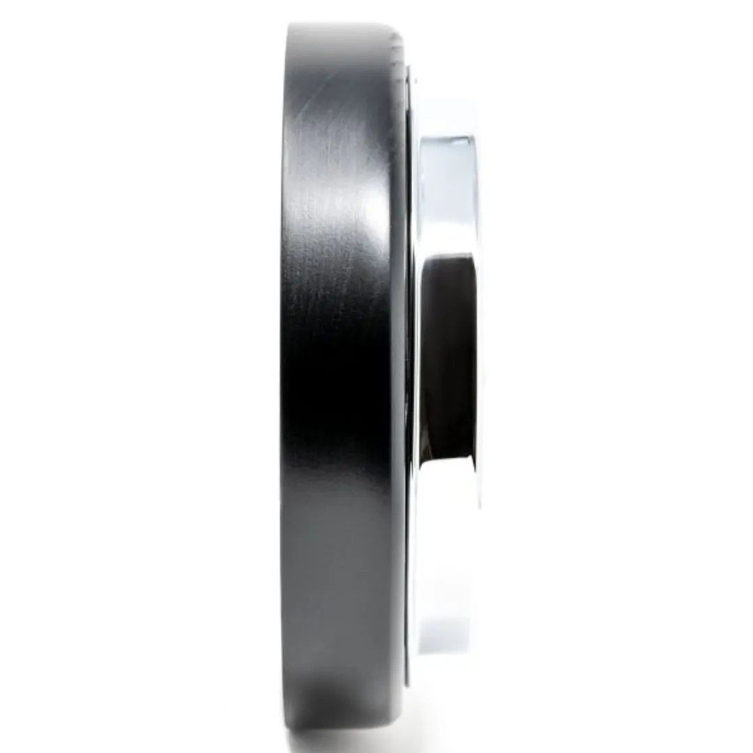 Popular Ebony & Chrome  170mm Tide Clock