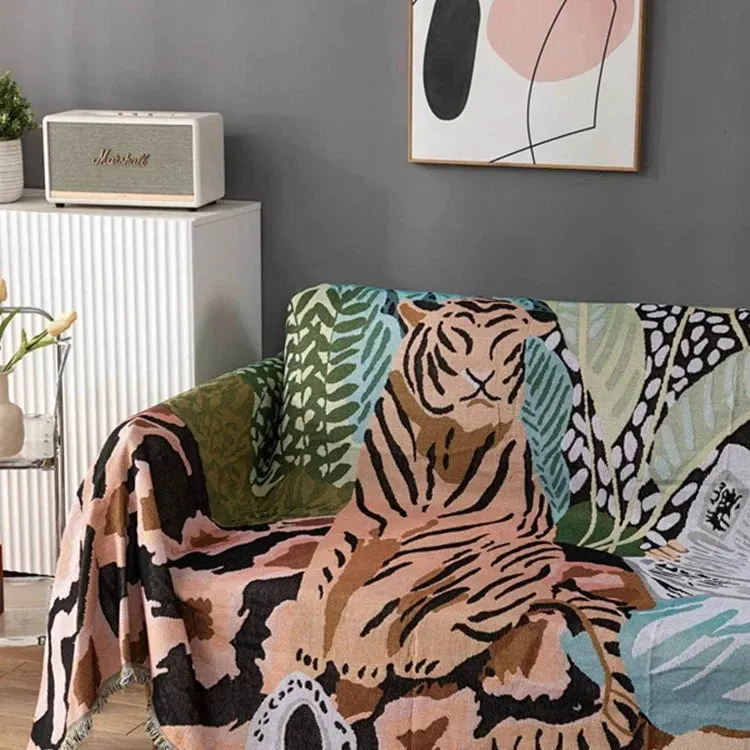 Premium All-Season Tropical Rainforest Sofa Cover