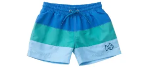 Prodoh Blue Perennial Colorblock Swim Trunks