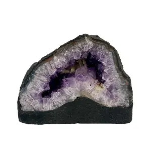 Purple Amethyst Half Geode Cathedral Decor Budget Price
