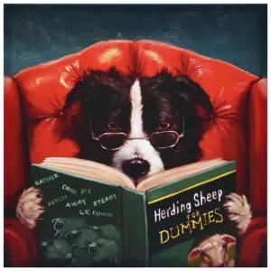 "Herding Sheep" Dog Wall Art