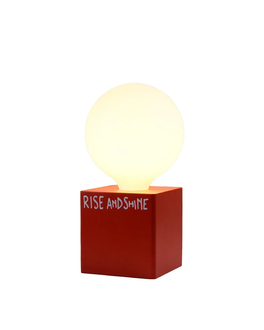 "Rise and shine" Lobster Lamp