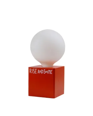 "Rise and shine" Lobster Lamp