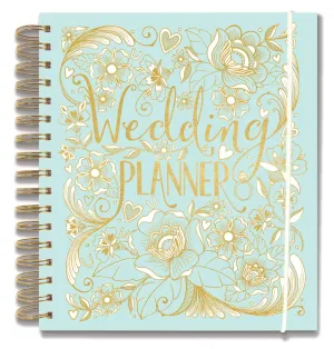 Rachel Ellen Designs Hard Cover 9 Wedding Planner & Organizer, Checklists, Gold Foil
