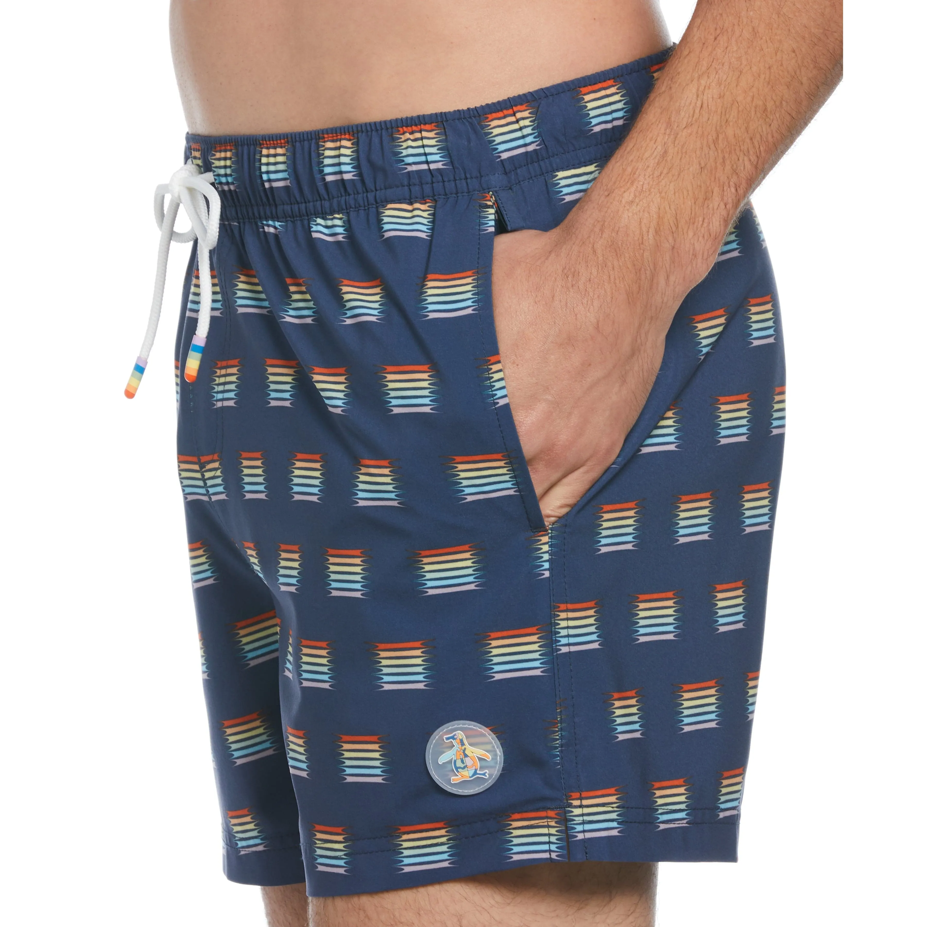 Rainbow Pride Print Swim Short