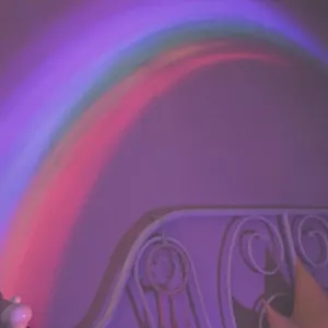 Rainbow Shine Bedroom Night Decor Lamp