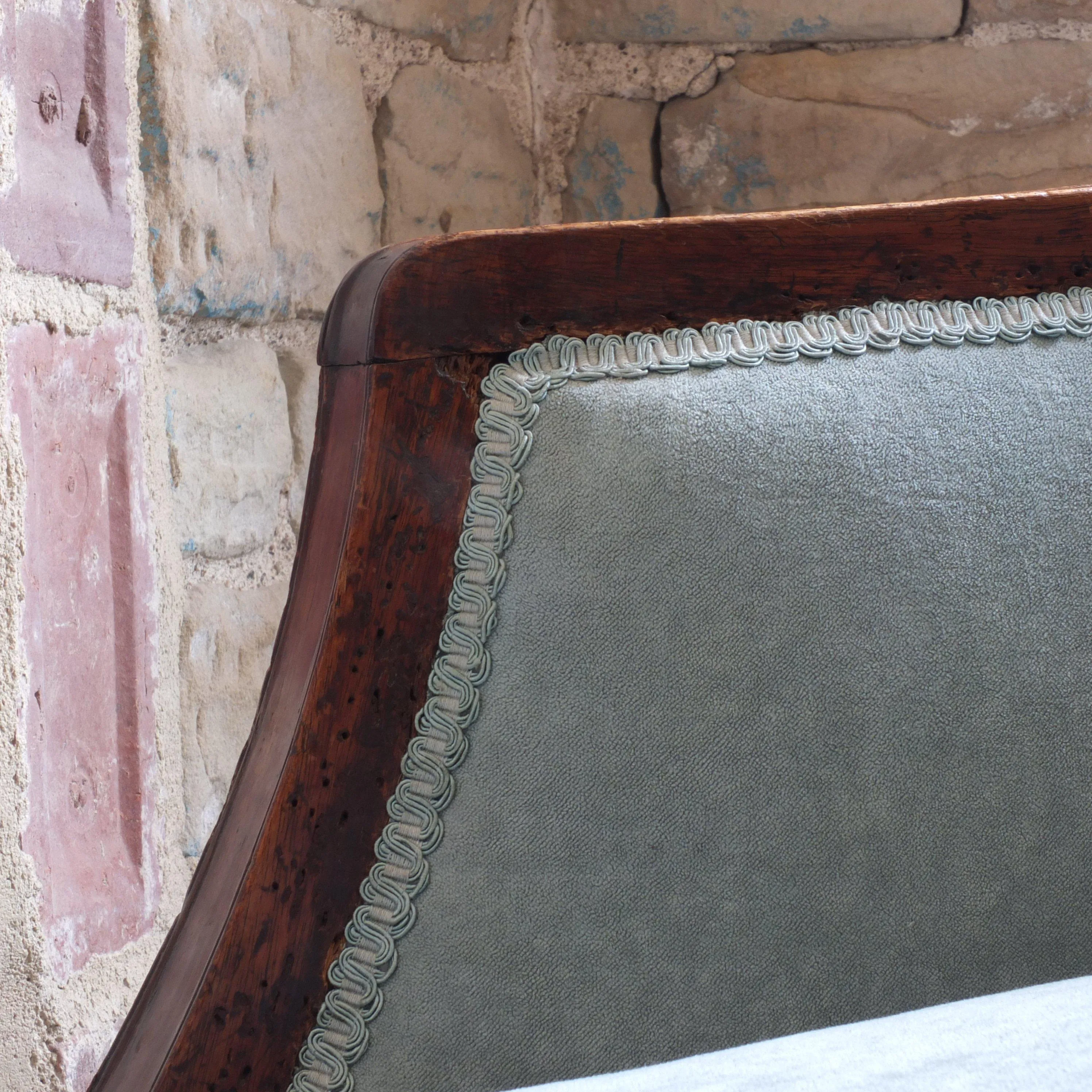 Rare Georgian curved sofa