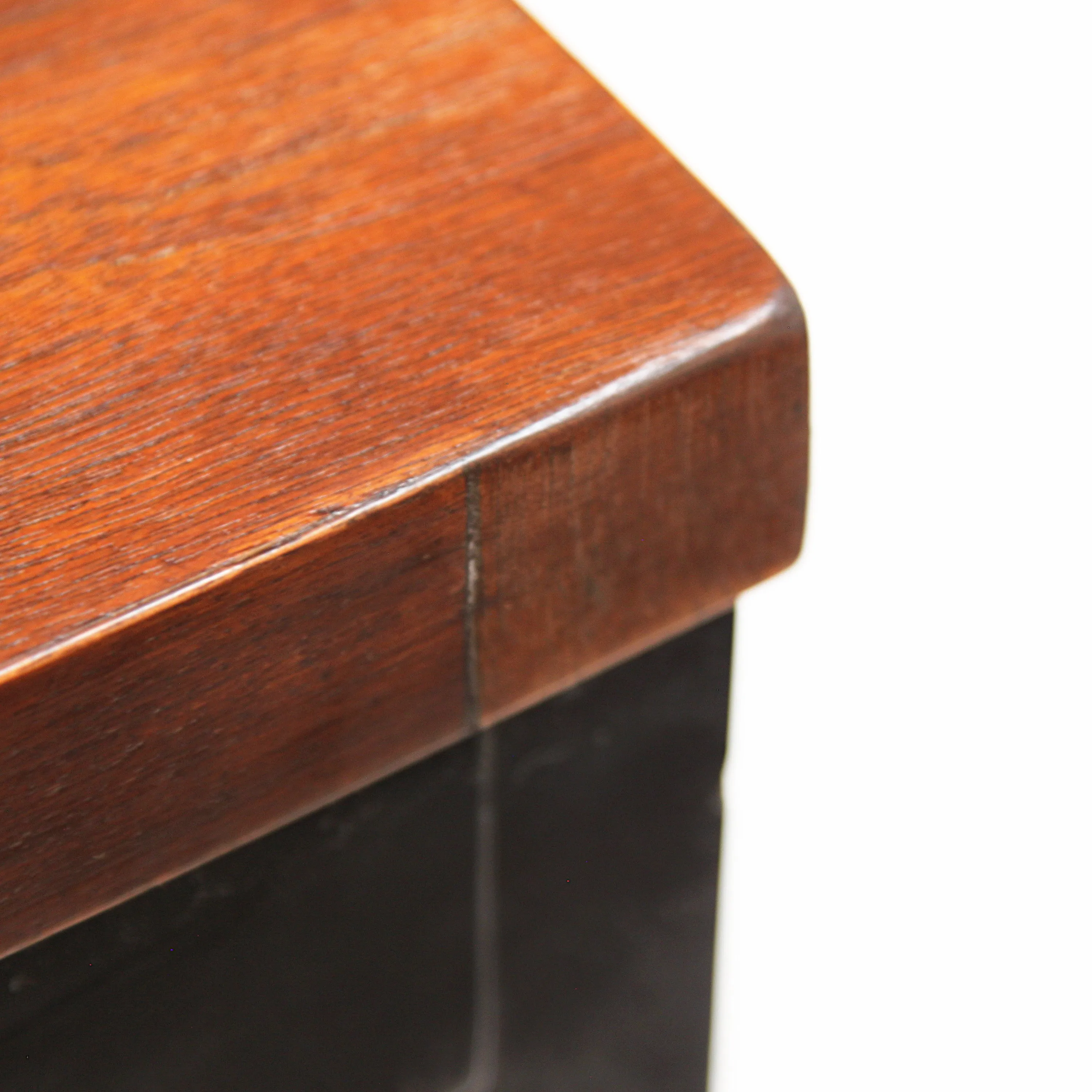 Rare Mid-Century Modern Walnut Push-Button Executive Desk by SLS Environetics