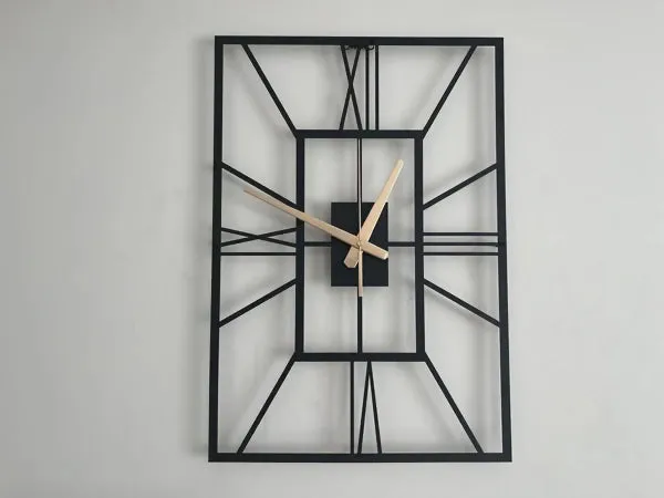 Rectangle Wall Clock - Home Decor - Wall Art Items
