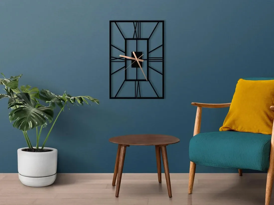 Rectangle Wall Clock - Home Decor - Wall Art Items