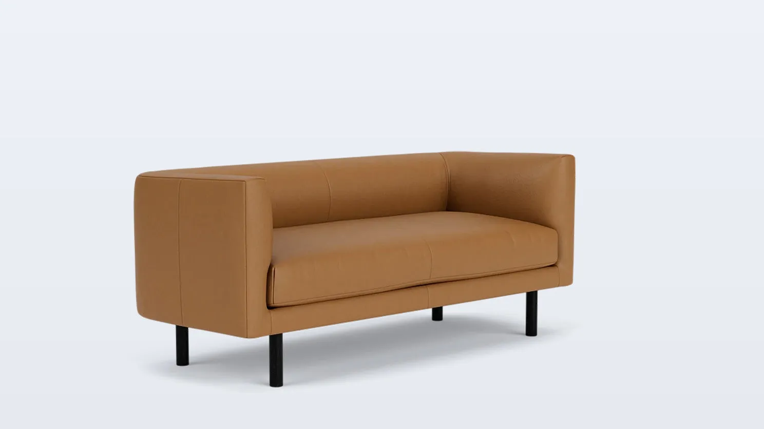 replay club loveseat - leather