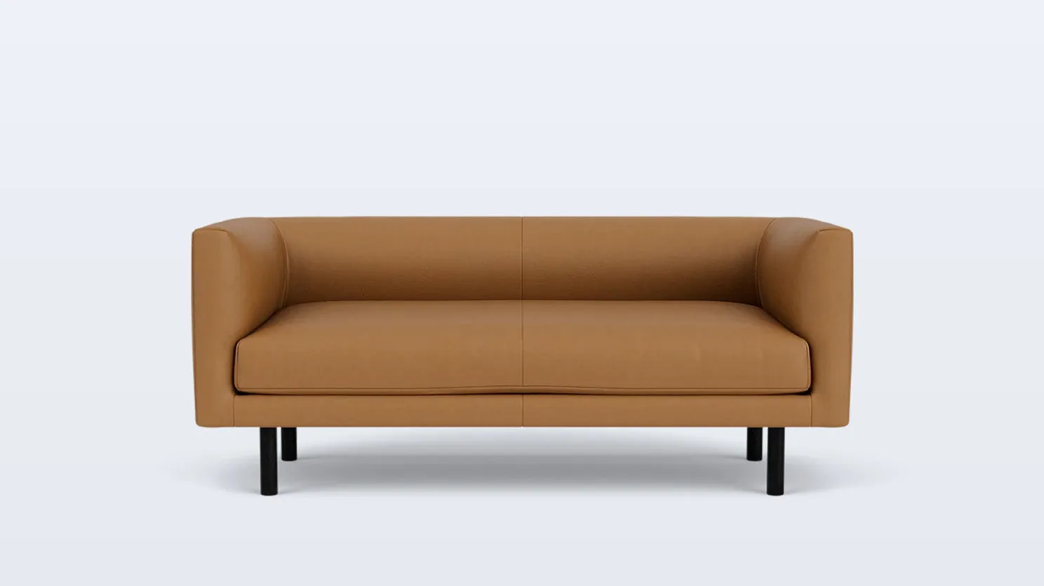 replay club loveseat - leather