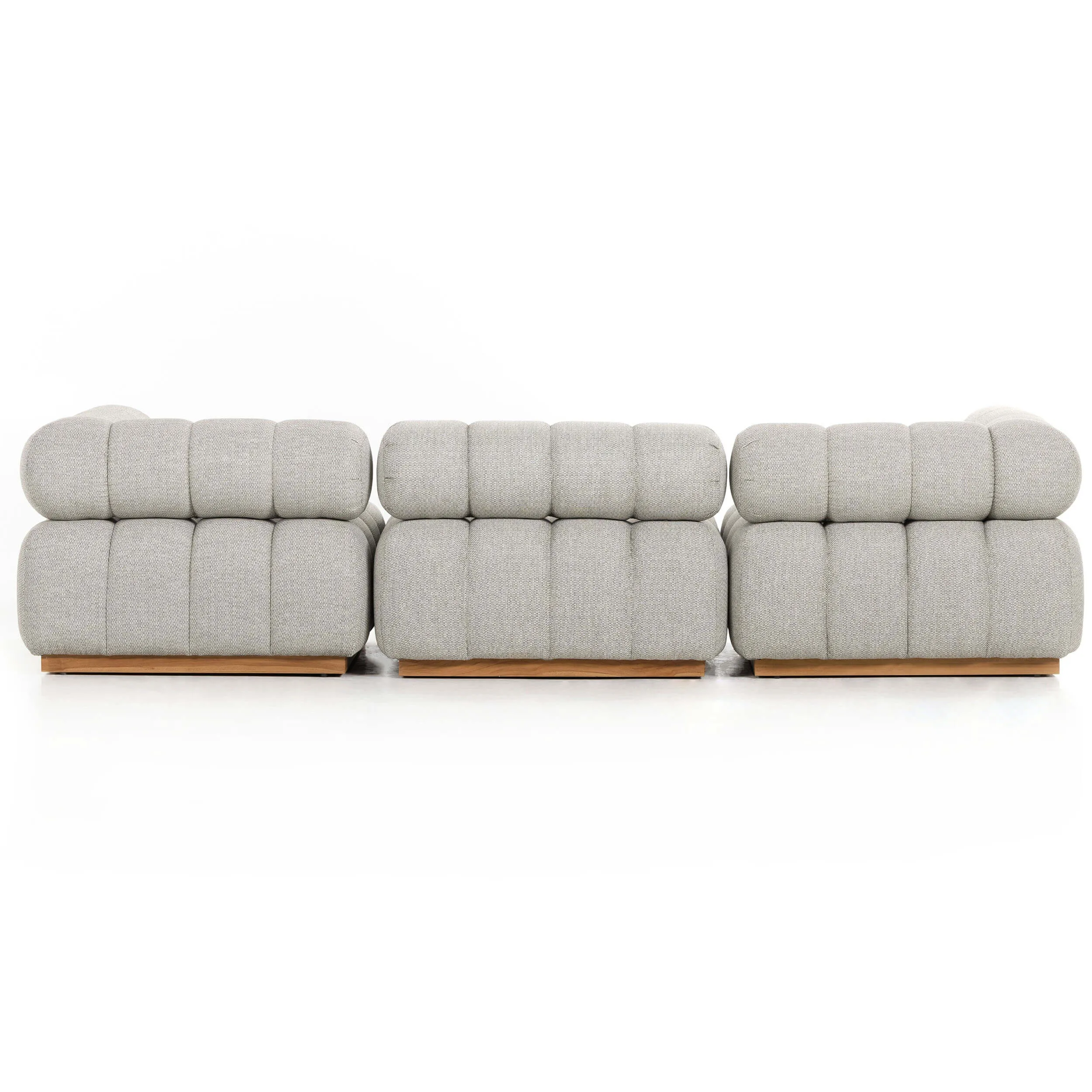 Roma Outdoor 3 Piece Sectional w/Ottoman