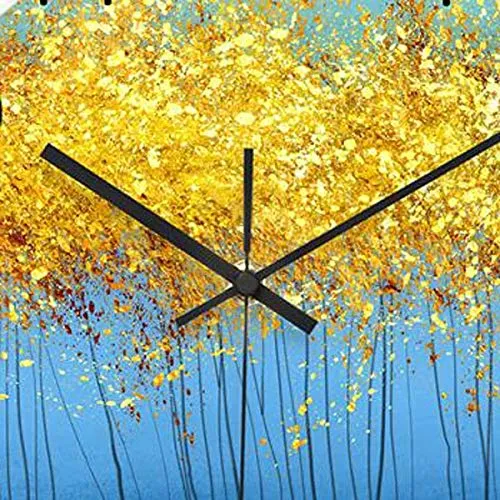 Round Mute Art Fashion Wall Clock Living Room Bedroom Study Decoration Wall Clock Pendulum Clock (Size : B, Style : Style 1)