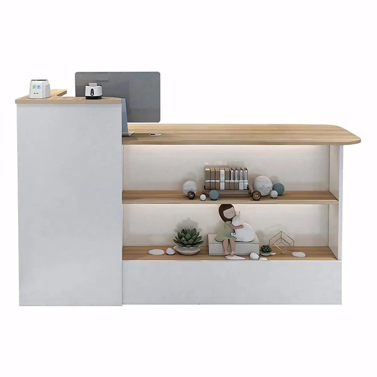 Rounded Reception Desk Counter