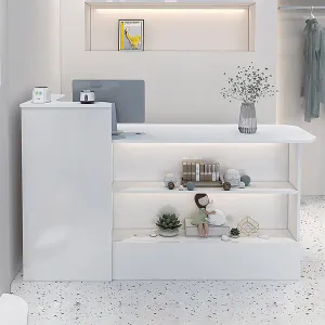 Rounded Reception Desk Counter
