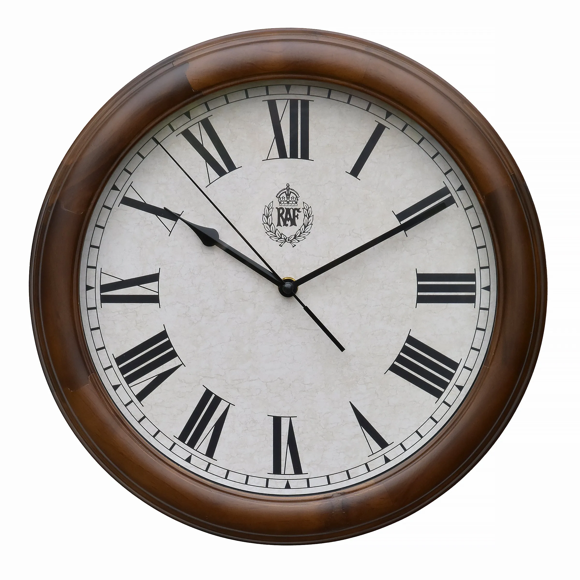 Royal Air Force 1940 Battle of Britain Pattern Replica Wooden Wall Clock 14" / 35.6cm