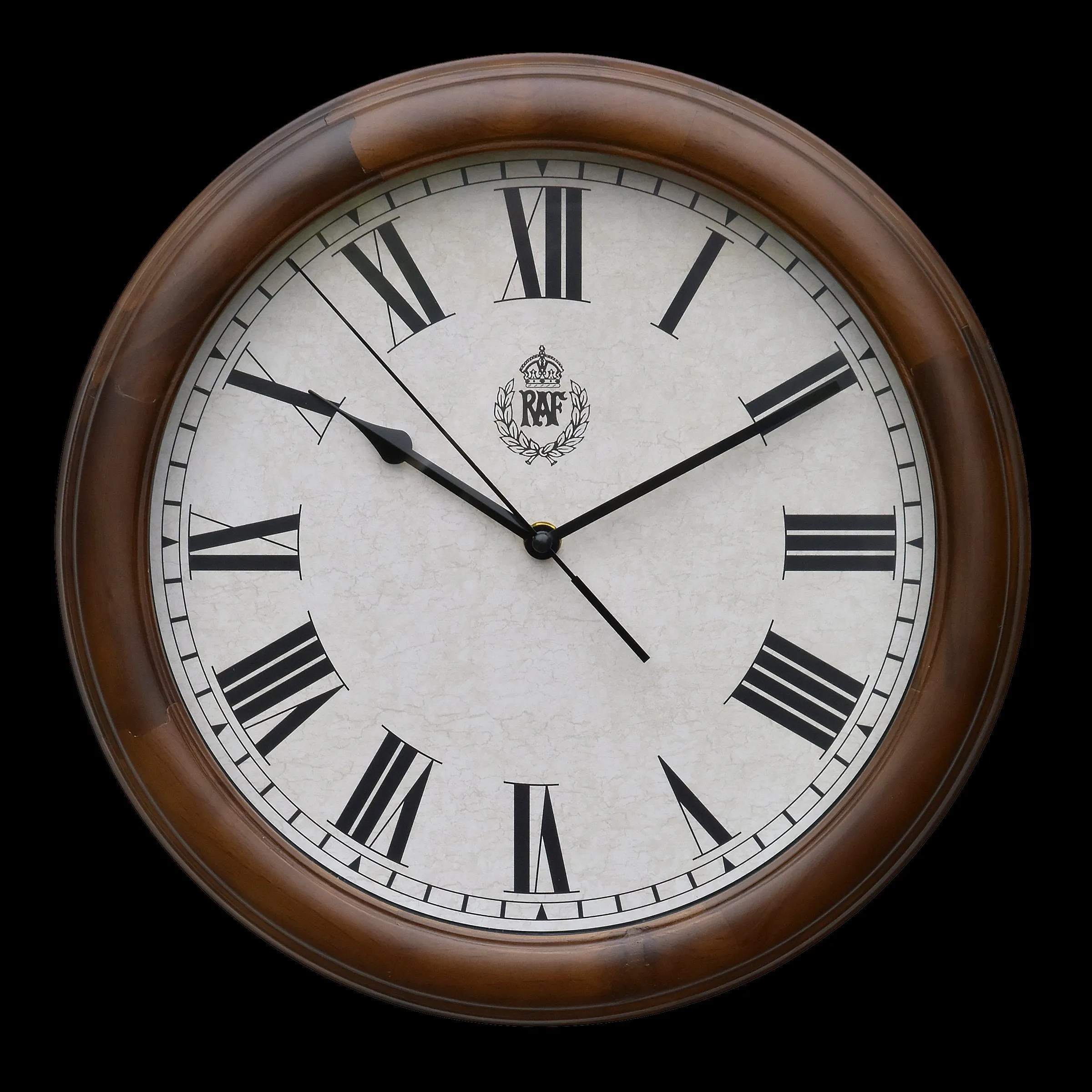 Royal Air Force 1940 Battle of Britain Pattern Replica Wooden Wall Clock 14" / 35.6cm