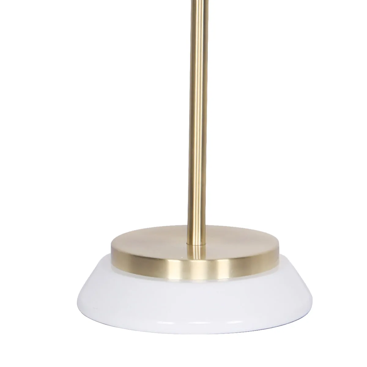 Sarantino Task Desk or Table Lamp (White/Brass)
