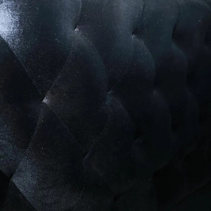 Seattle Black Velvet Headboard