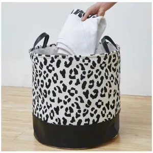 Set of 2 Round Laundry Baskets with Carry Handles