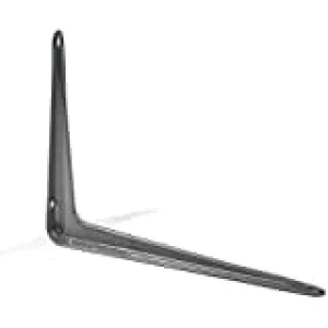 Shelf Brackets, Heavy Duty L Bracket Corner Brace Support, J Brackets Metal Joint Angle Bracket for Hanging, Floating Shelves Bracket for Shelf (1 Pair) - SHH033