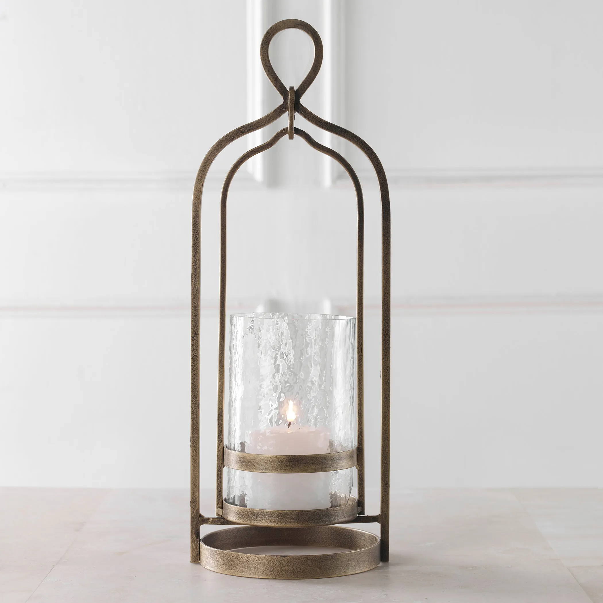 Shepherd Brass Candleholder