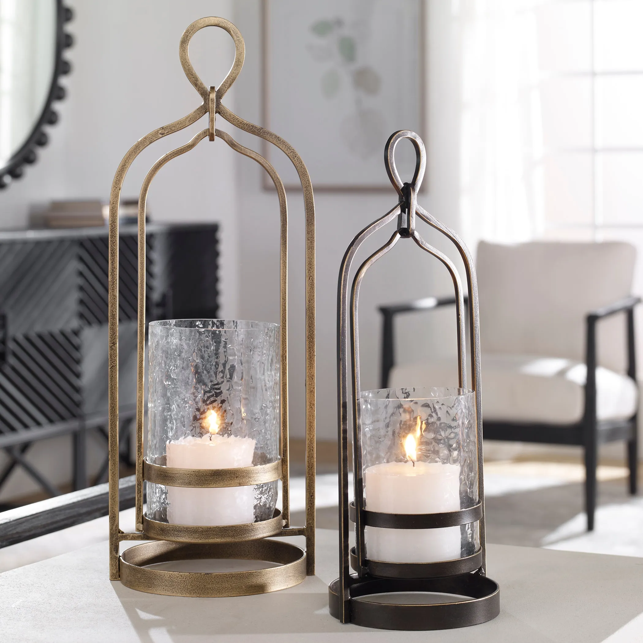 Shepherd Brass Candleholder