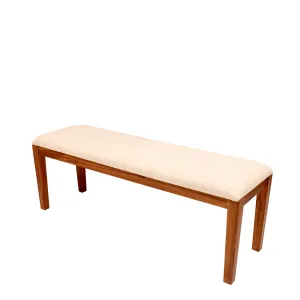 Solid Wood Two Seater Bench