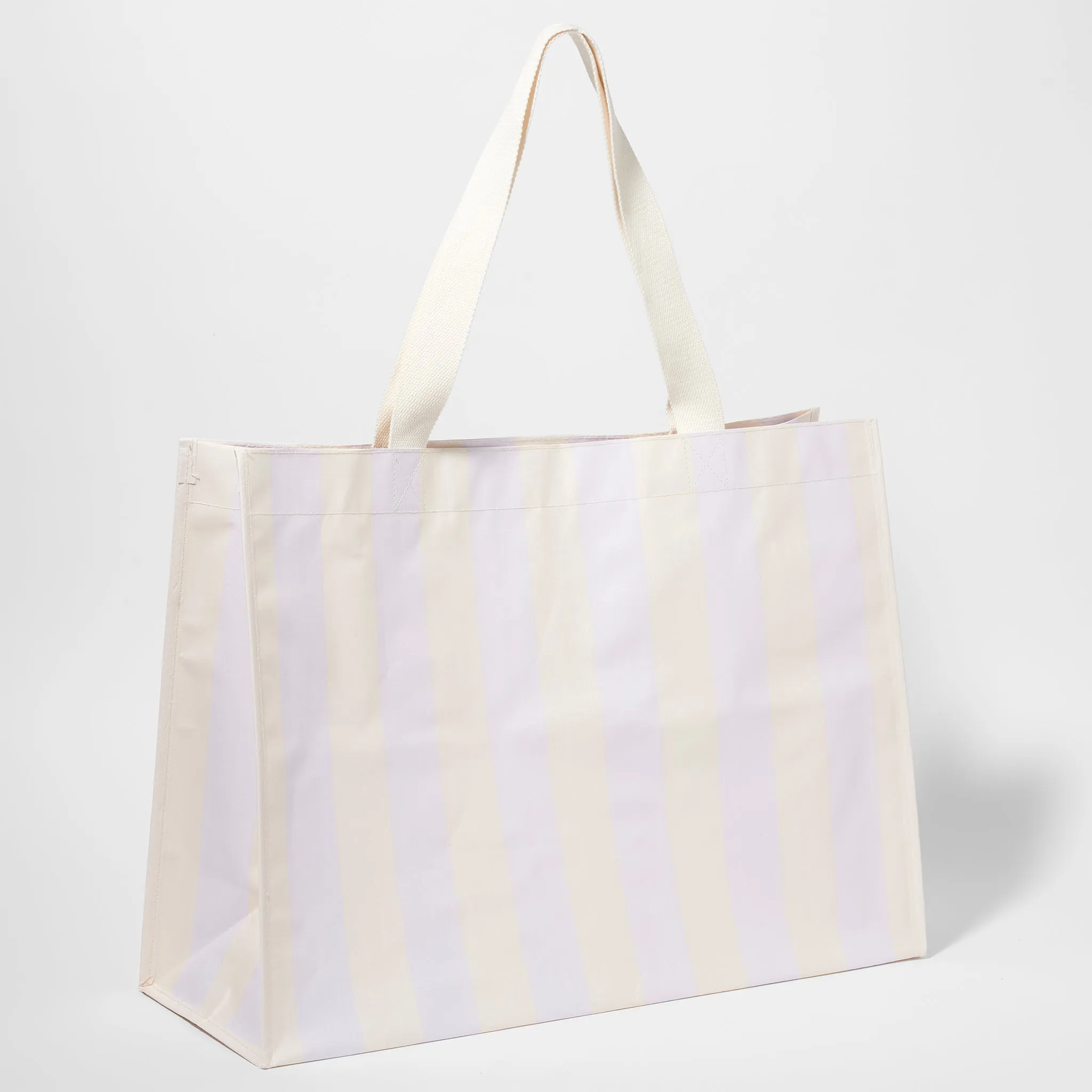 SUNNYLiFE Carryall Beach Bag Rio Sun Pastel Lilac Stripe