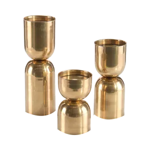 Tapered Hourglass Candleholders